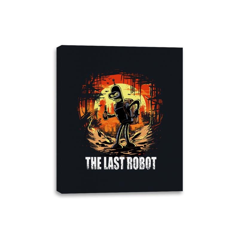 The Last Robot - Canvas Wraps Canvas Wraps RIPT Apparel 8x10 / Black