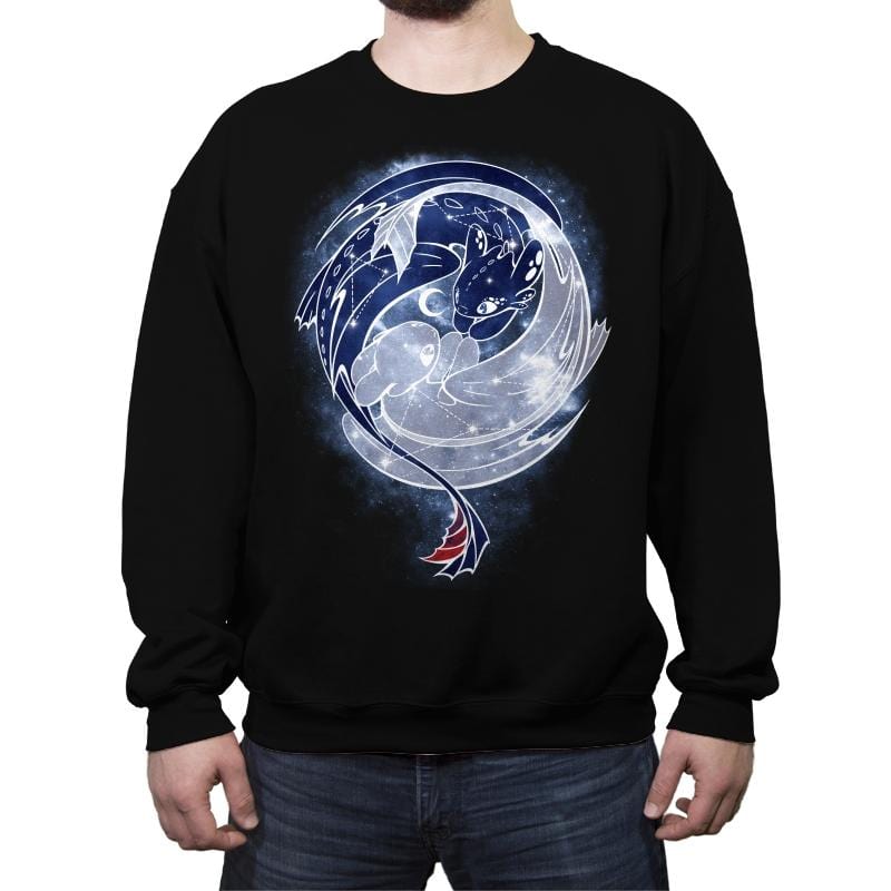 The Last Starry Dragons - Crew Neck Sweatshirt Crew Neck Sweatshirt RIPT Apparel