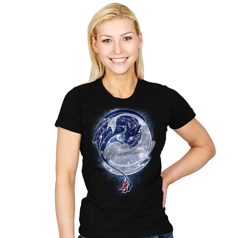 The Last Starry Dragons - Womens T-Shirts RIPT Apparel Small / Black