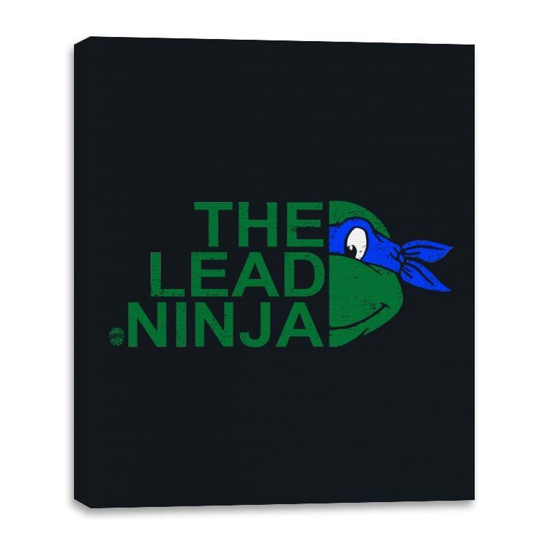 The Lead Ninja - Canvas Wraps Canvas Wraps RIPT Apparel 16x20 / Black