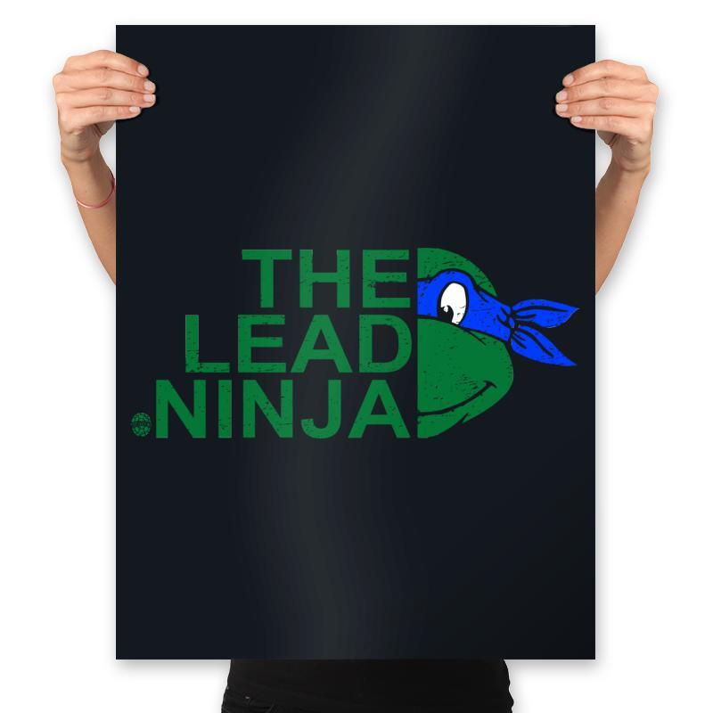 The Lead Ninja - Prints Posters RIPT Apparel 18x24 / Black