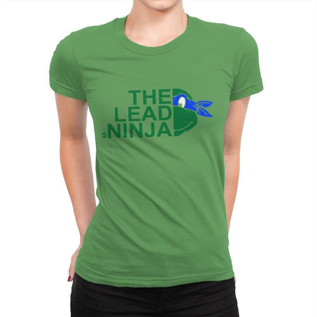 The Lead Ninja - Womens Premium T-Shirts RIPT Apparel Small / Kelly