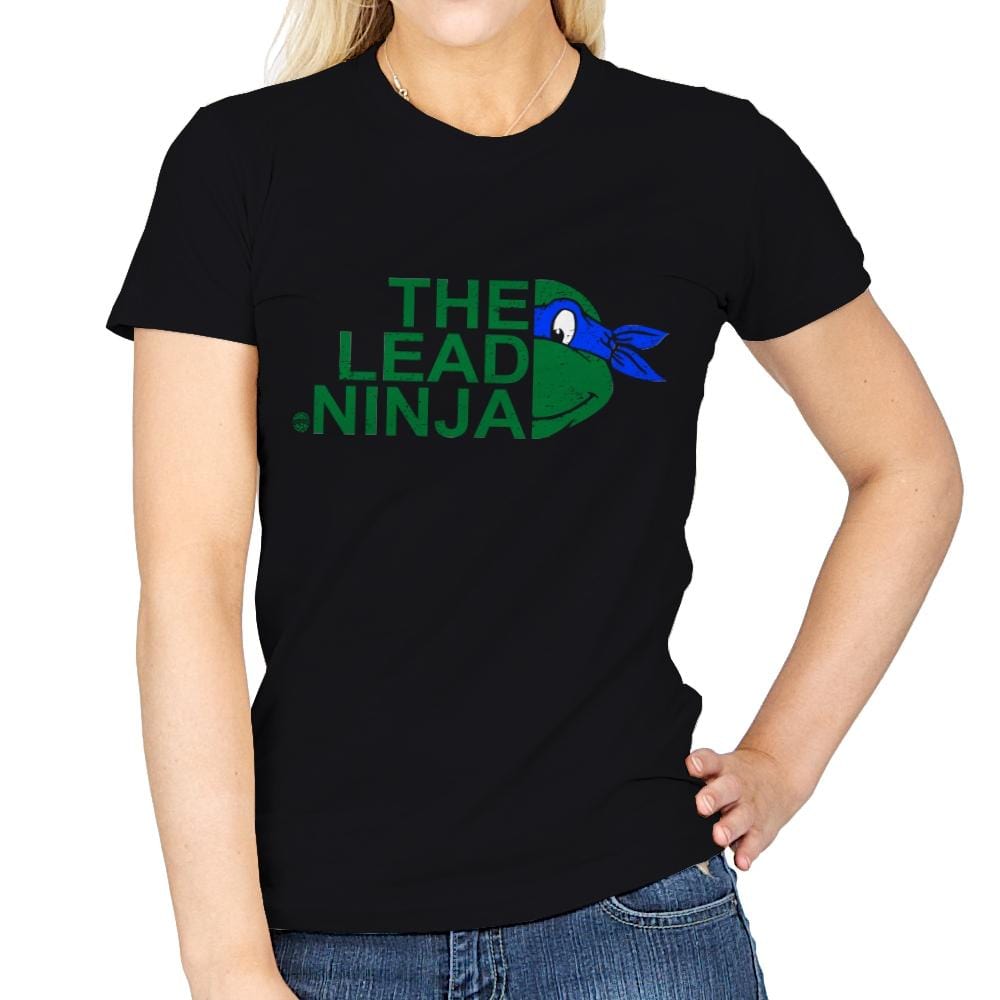 The Lead Ninja - Womens T-Shirts RIPT Apparel Small / Black