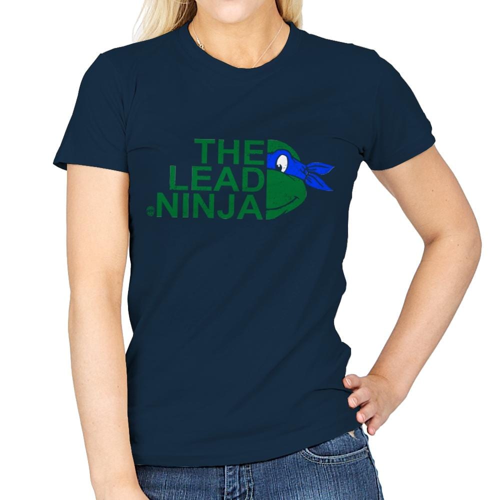 The Lead Ninja - Womens T-Shirts RIPT Apparel Small / Navy