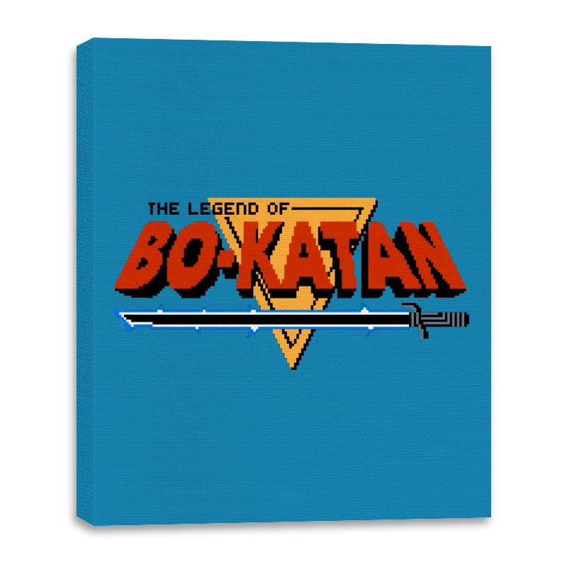 The Legend of Bo-Katan - Canvas Wraps Canvas Wraps RIPT Apparel 16x20 / Sapphire