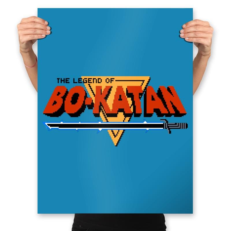 The Legend of Bo-Katan - Prints Posters RIPT Apparel 18x24 / Sapphire