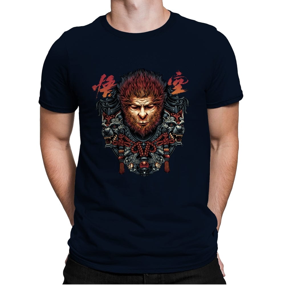 The Legend of the Monkey King - Mens Premium T-Shirts RIPT Apparel Small / Midnight Navy