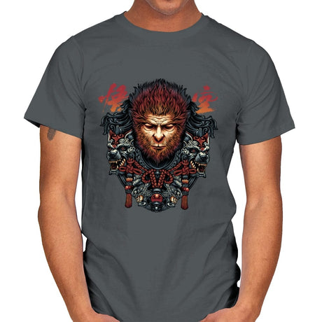 The Legend of the Monkey King - Mens T-Shirts RIPT Apparel Small / Charcoal