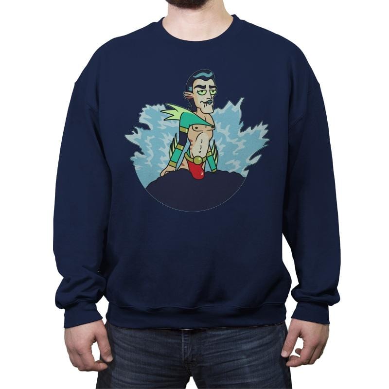 The Little Nimbus - Crew Neck Sweatshirt Crew Neck Sweatshirt RIPT Apparel Small / Navy