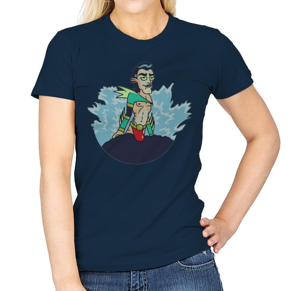 The Little Nimbus - Womens T-Shirts RIPT Apparel Small / Navy