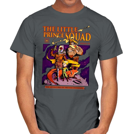 The Little Prince Squad - Mens T-Shirts RIPT Apparel Small / Charcoal