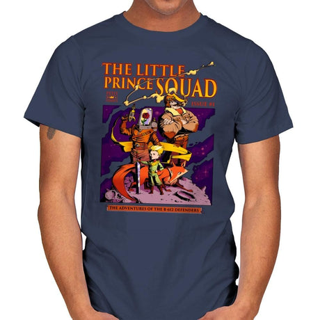 The Little Prince Squad - Mens T-Shirts RIPT Apparel Small / Navy