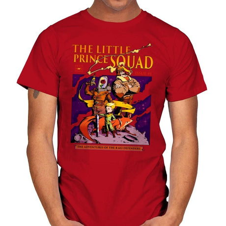 The Little Prince Squad - Mens T-Shirts RIPT Apparel Small / Red