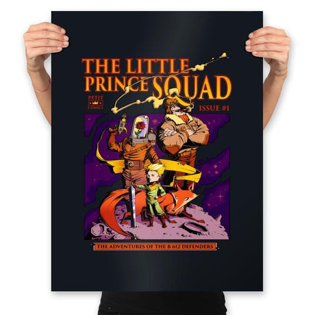 The Little Prince Squad - Prints Posters RIPT Apparel 18x24 / Black