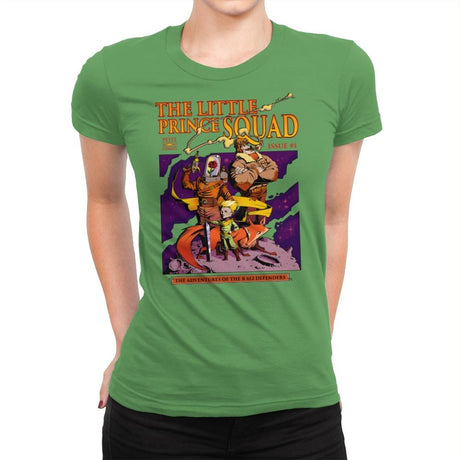 The Little Prince Squad - Womens Premium T-Shirts RIPT Apparel Small / Kelly