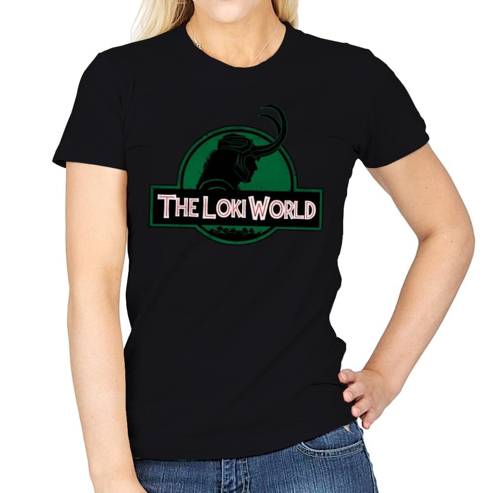 The Loki World - Womens T-Shirts RIPT Apparel Small / Black