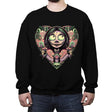 The Lovely Ragdoll - Crew Neck Sweatshirt Crew Neck Sweatshirt RIPT Apparel Small / Black