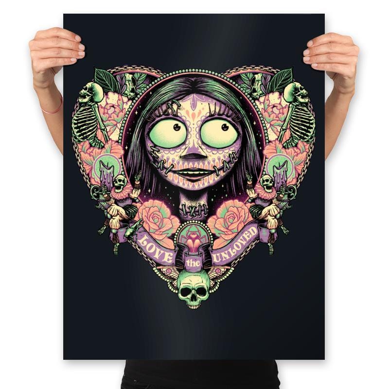 The Lovely Ragdoll - Prints Posters RIPT Apparel 18x24 / Black