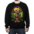 The Mad Scientist - Crew Neck Sweatshirt Crew Neck Sweatshirt RIPT Apparel Small / Black