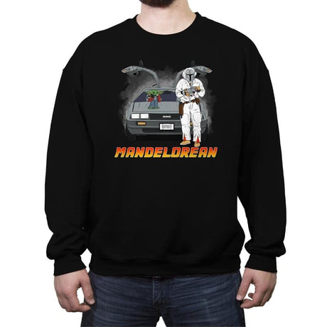 The ManDELORIAN - Crew Neck Sweatshirt Crew Neck Sweatshirt RIPT Apparel Small / Black