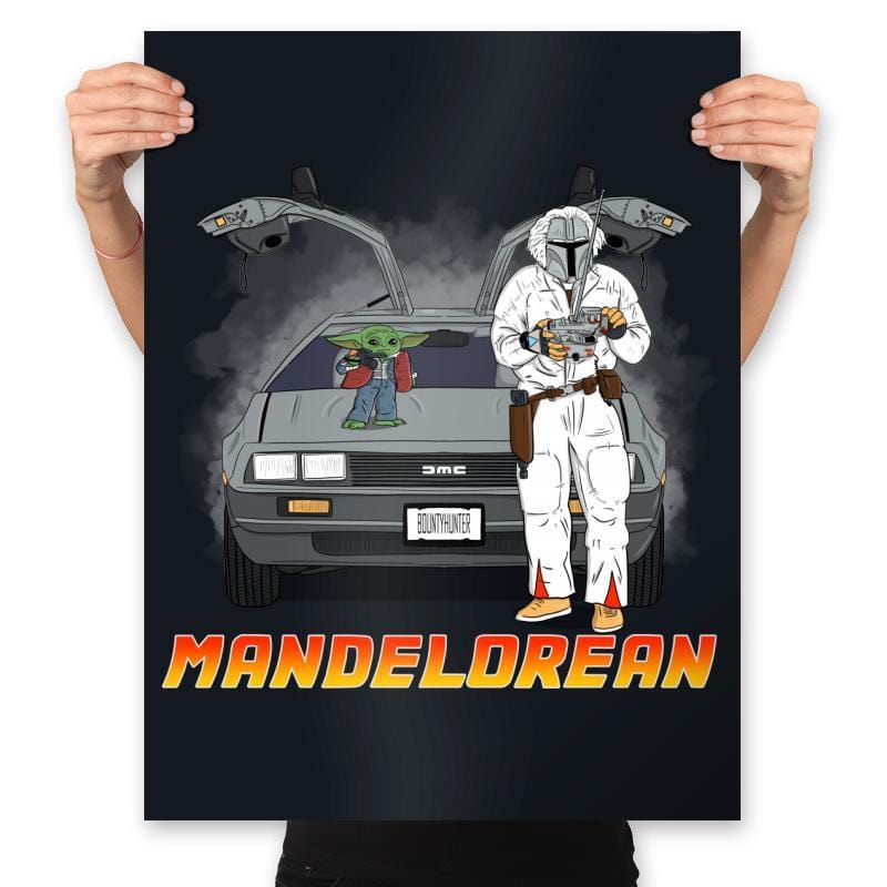 The ManDELORIAN - Prints Posters RIPT Apparel 18x24 / Black