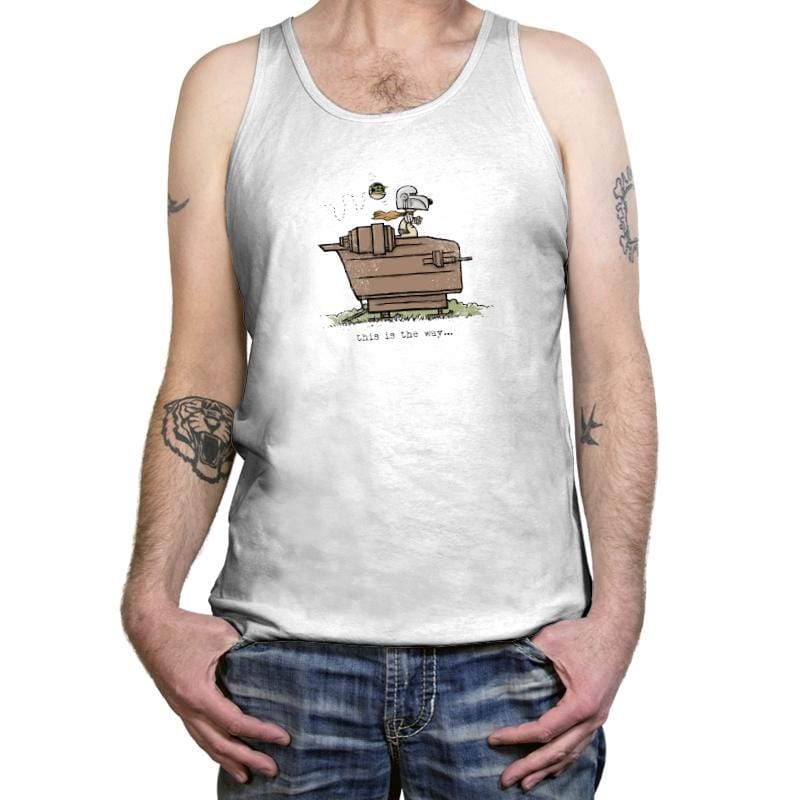 The Mandoglorian - Best Seller - Tanktop Tanktop RIPT Apparel X-Small / White