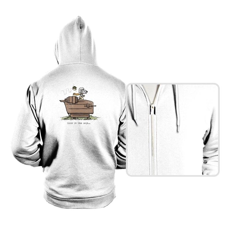 The Mandoglorian - Hoodies Hoodies RIPT Apparel Small / White