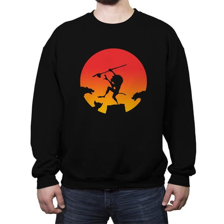 The Mandrill Kick - Crew Neck Sweatshirt Crew Neck Sweatshirt RIPT Apparel