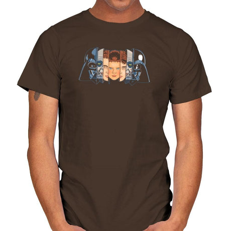 The Many Faces Of Vader Exclusive - Mens T-Shirts RIPT Apparel Small / Dark Chocolate