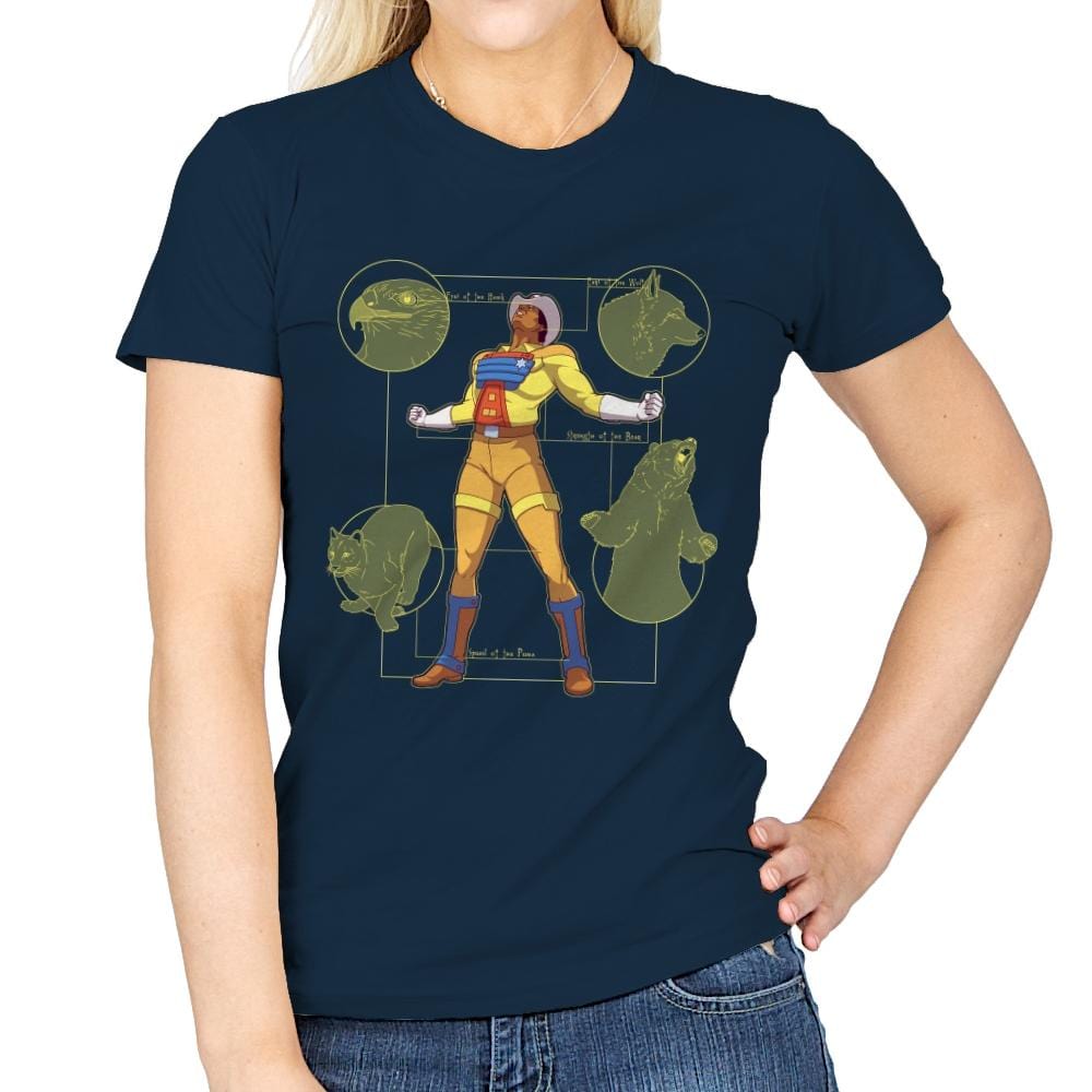 The Marshal - Womens T-Shirts RIPT Apparel Small / Navy