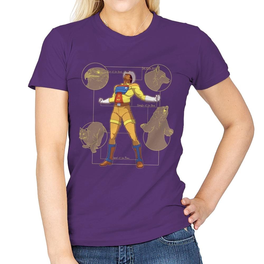 The Marshal - Womens T-Shirts RIPT Apparel Small / Purple