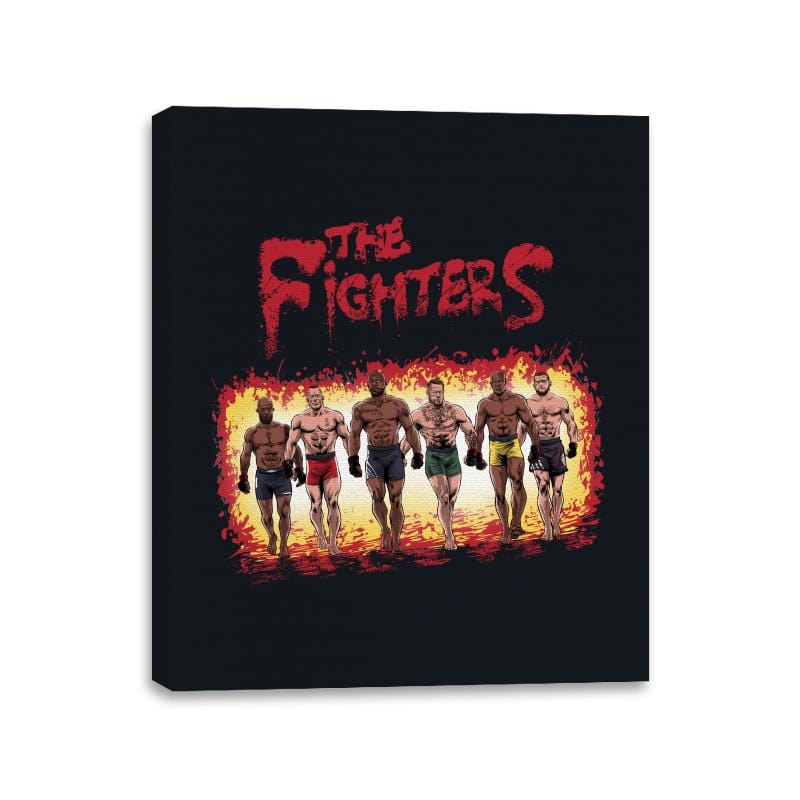 The Martial Fighters - Canvas Wraps Canvas Wraps RIPT Apparel 11x14 / Black