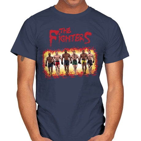 The Martial Fighters - Mens T-Shirts RIPT Apparel Small / Navy