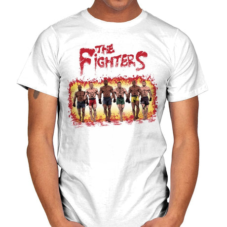 The Martial Fighters - Mens T-Shirts RIPT Apparel Small / White