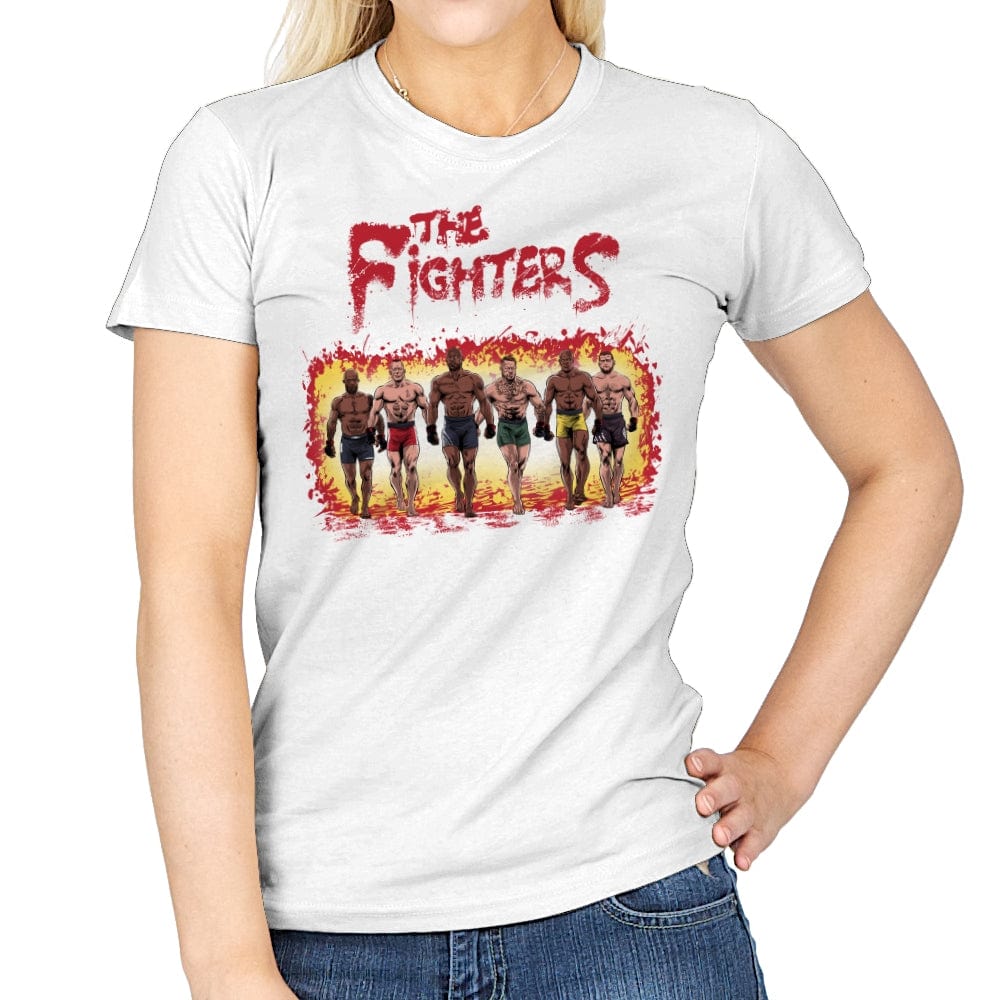 The Martial Fighters - Womens T-Shirts RIPT Apparel Small / White