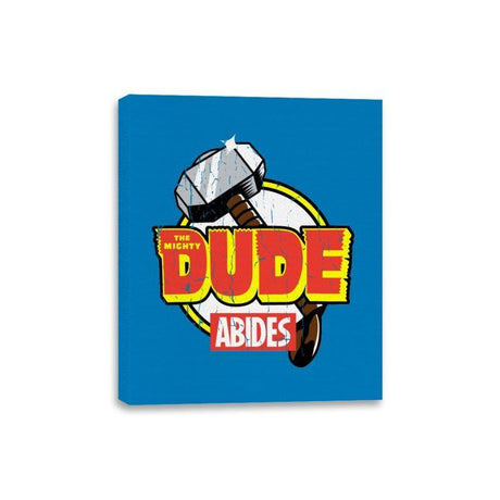 The Mighty Dude  - Canvas Wraps Canvas Wraps RIPT Apparel 8x10 / Turquoise