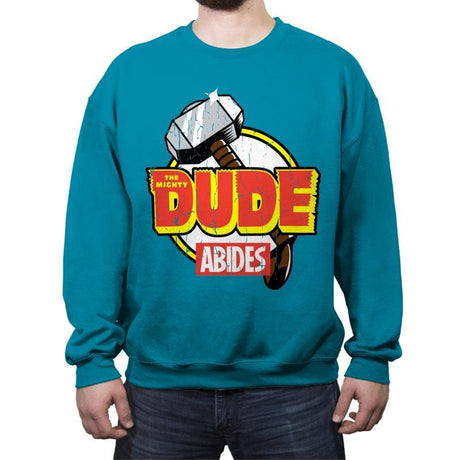 The Mighty Dude  - Crew Neck Sweatshirt Crew Neck Sweatshirt RIPT Apparel