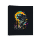 The Mighty Kaiju - Canvas Wraps Canvas Wraps RIPT Apparel 11x14 / Black