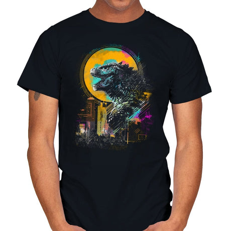 The Mighty Kaiju - Mens T-Shirts RIPT Apparel Small / Black