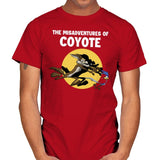 The Misadventures of Coyote - Mens T-Shirts RIPT Apparel Small / Red