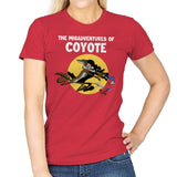 The Misadventures of Coyote - Womens T-Shirts RIPT Apparel Small / Red