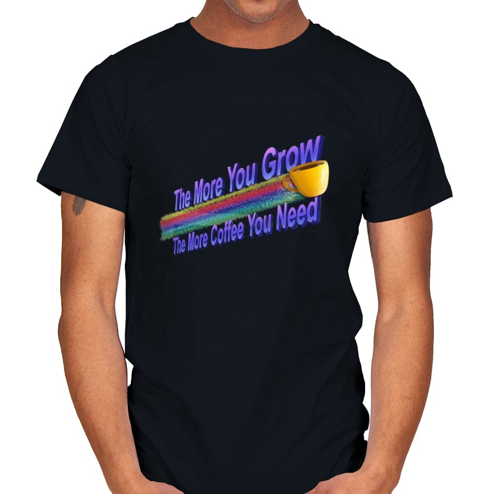 The More Coffee You Need - Mens T-Shirts RIPT Apparel Small / Black