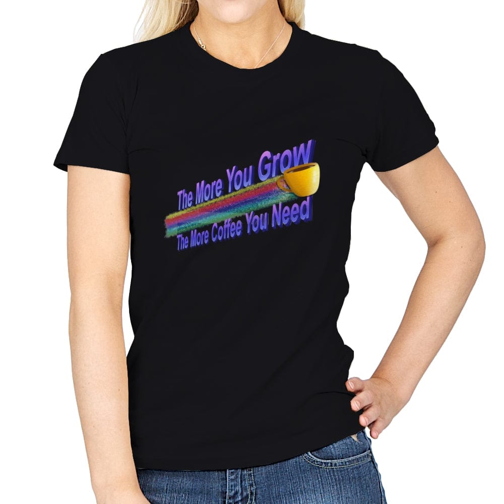 The More Coffee You Need - Womens T-Shirts RIPT Apparel Small / Black