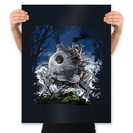 The Moving Star - Prints Posters RIPT Apparel 18x24 / Black