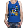 The Mushroom Kingdom Mutants - Tanktop Tanktop RIPT Apparel X-Small / True Royal