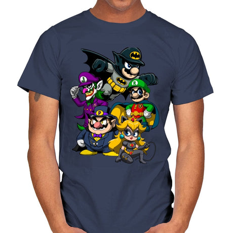 The Mushroom Knight - Mens T-Shirts RIPT Apparel Small / Navy