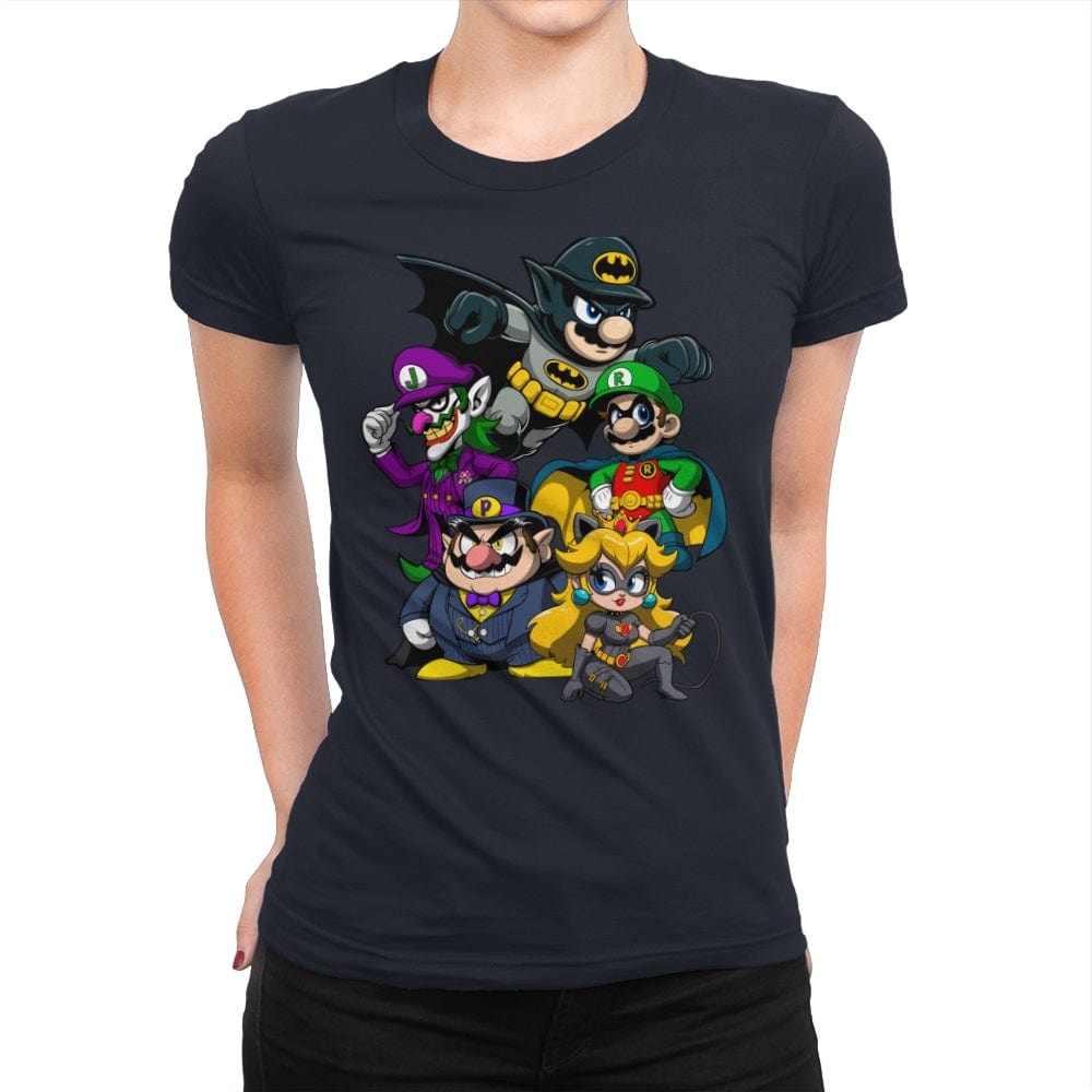 The Mushroom Knight - Womens Premium T-Shirts RIPT Apparel Small / Midnight Navy