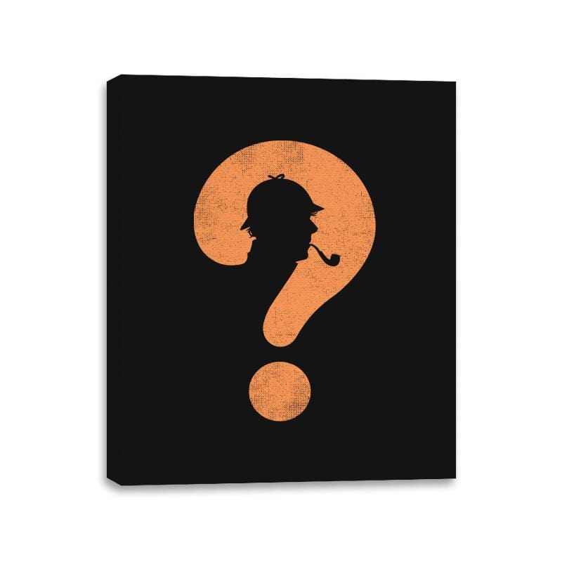 The Mystery Man - Canvas Wraps Canvas Wraps RIPT Apparel 11x14 / Black