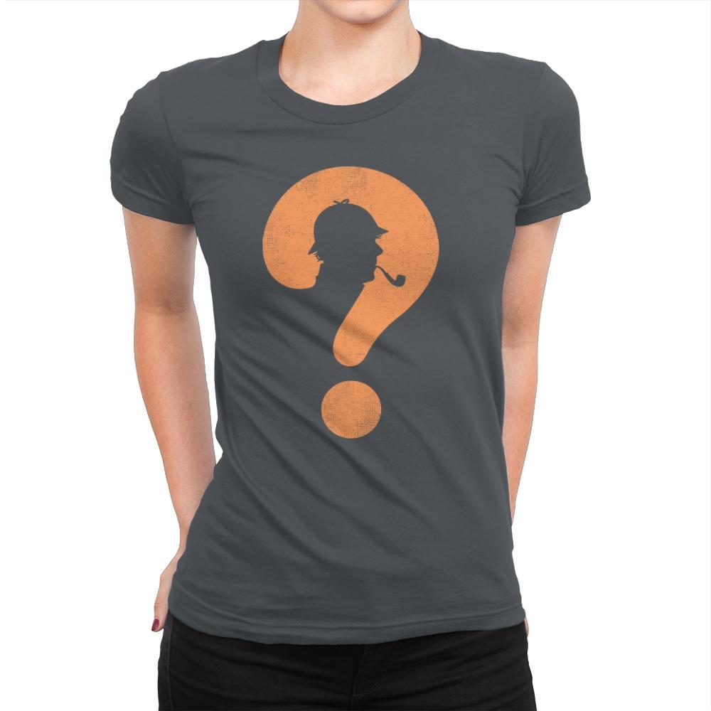 The Mystery Man - Womens Premium T-Shirts RIPT Apparel Small / Heavy Metal