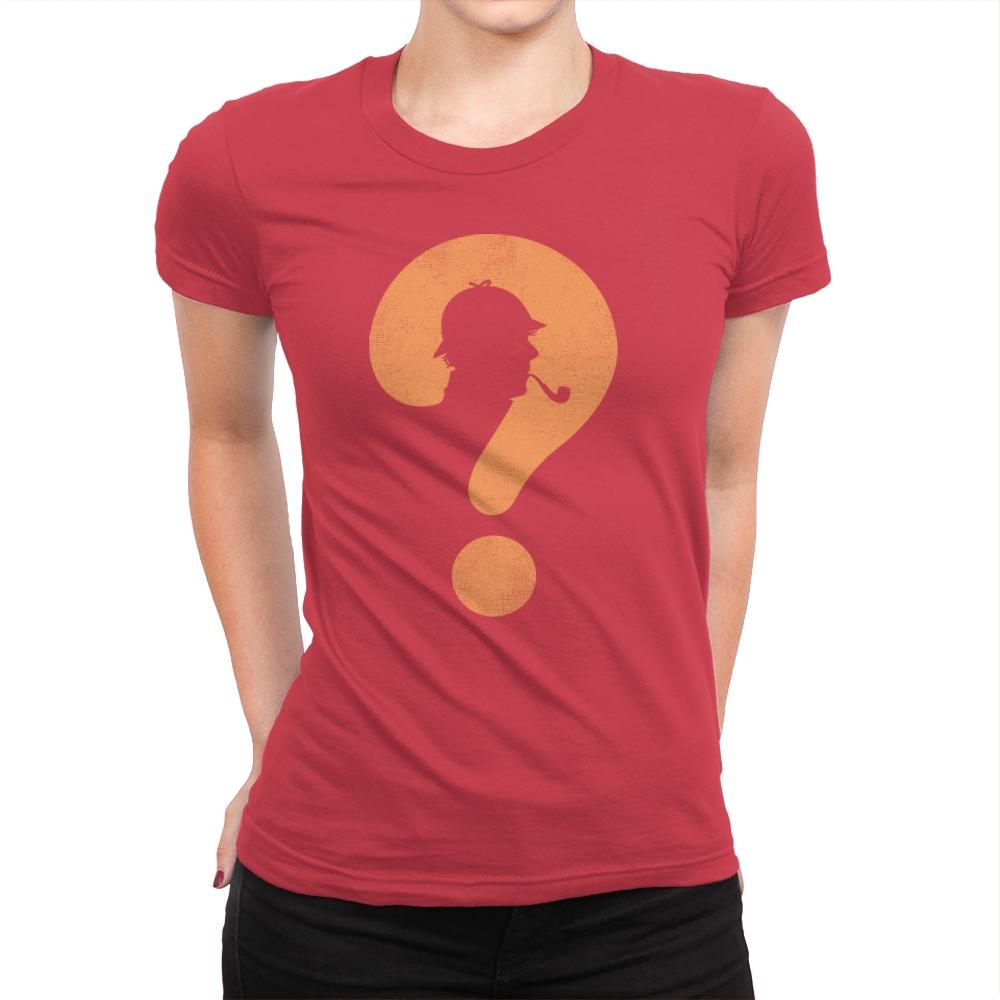 The Mystery Man - Womens Premium T-Shirts RIPT Apparel Small / Red